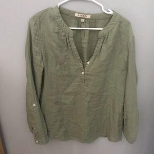 Green blouse